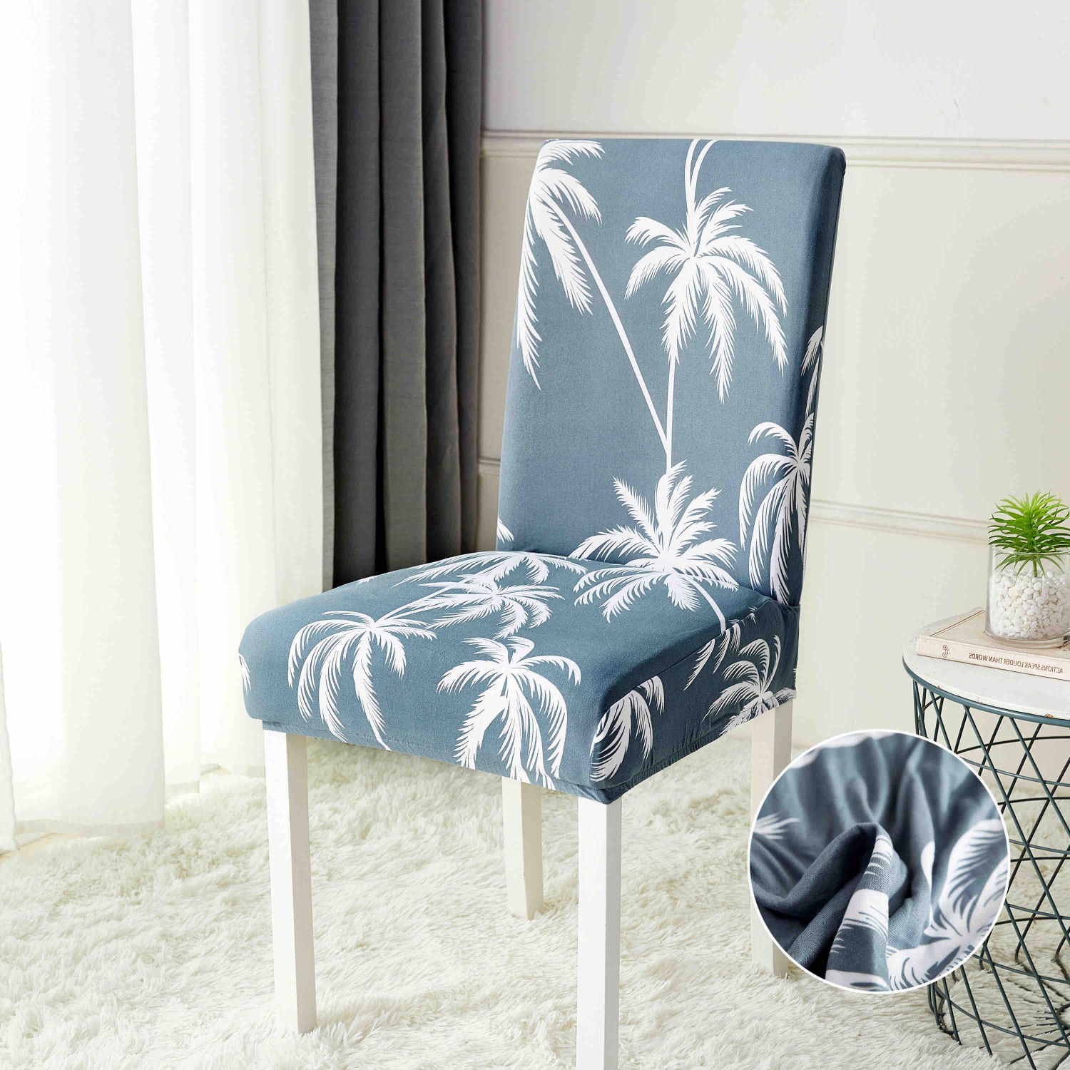 Set 6 Huse de Scaun Elastice, Marime Universala - MODEL HAVANA Pentru casa