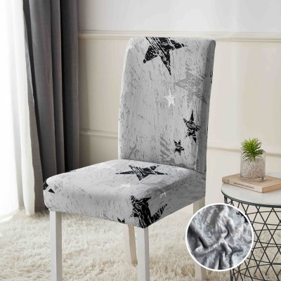 Set 6 Huse de Scaun Elastice, Marime Universala - MODEL GREY STARS