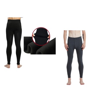 SET Promo: Colanti vatuiti pentru barbati + Colanti grosi pentru barbati, talie inalta (cu cusatura)