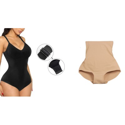 SER: Body modelator Intimo + Chiloti cu talie inalta si efect push-up