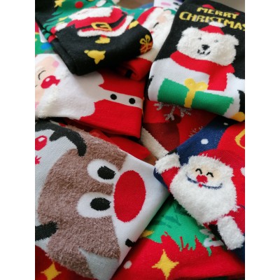  Sosete cu model Christmas  - 4 perechi