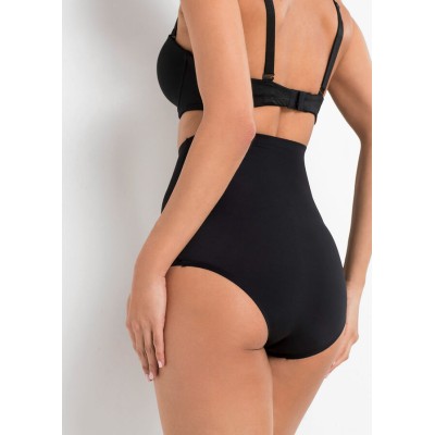 Lenjerie modelatoare tanga/clasic cu talie inalta - banda silicon 